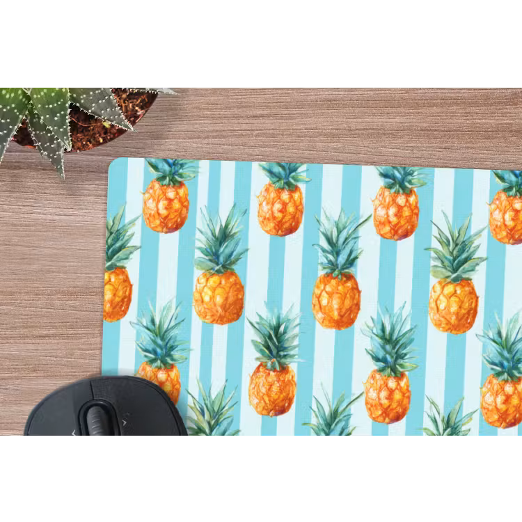 Muismat - Ananas - Strepen - Groen — 4