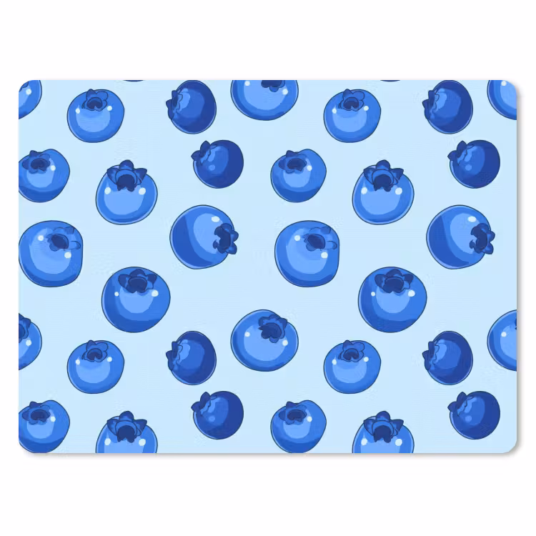 Muismat - Bessen - Modern - Blauw — 1