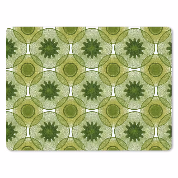 Muismat - Cirkels - Patroon - Groen — 1