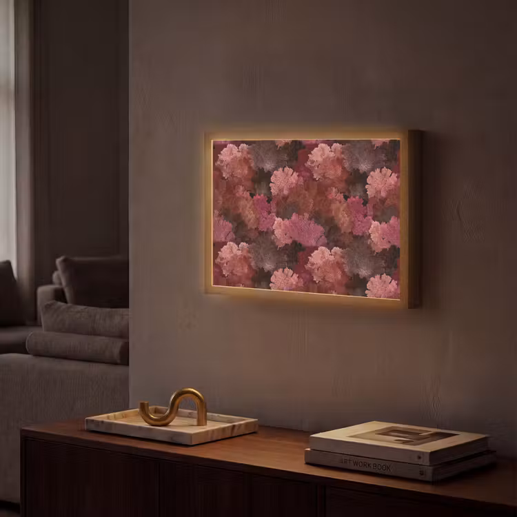 Lightbox - Wandlamp - Koraal - Textuur - Kleurrijk — 2