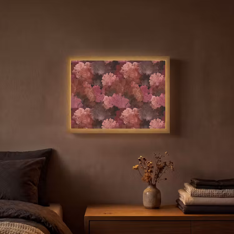 Lightbox - Wandlamp - Koraal - Textuur - Kleurrijk — 3