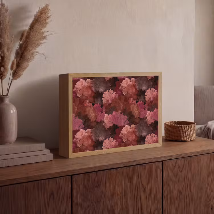 Lightbox - Wandlamp - Koraal - Textuur - Kleurrijk — 4