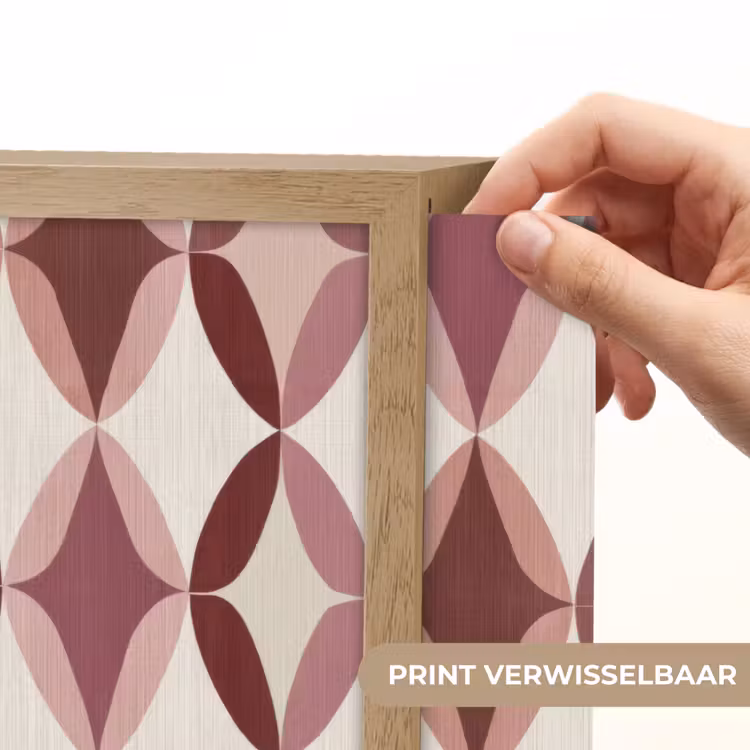 Lightbox - Wandlamp - Ovaal - Textuur - Roze — 5