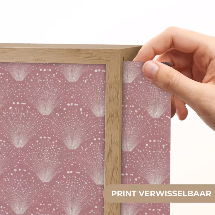 Lightbox - Wandlamp - Trendy - Patroon - Roze — 5
