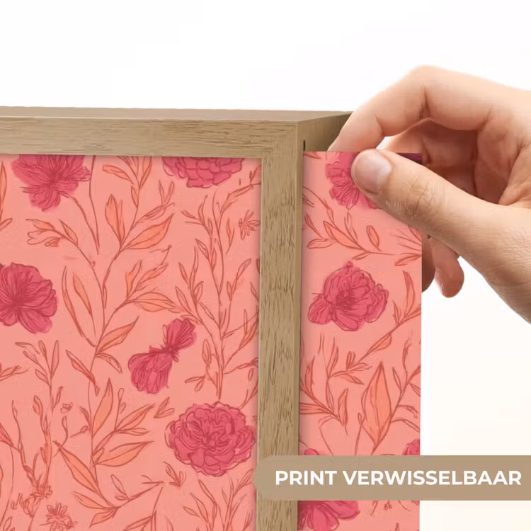 Lightbox - Wandlamp - Weidebloemen - Romantisch - Roze — 5