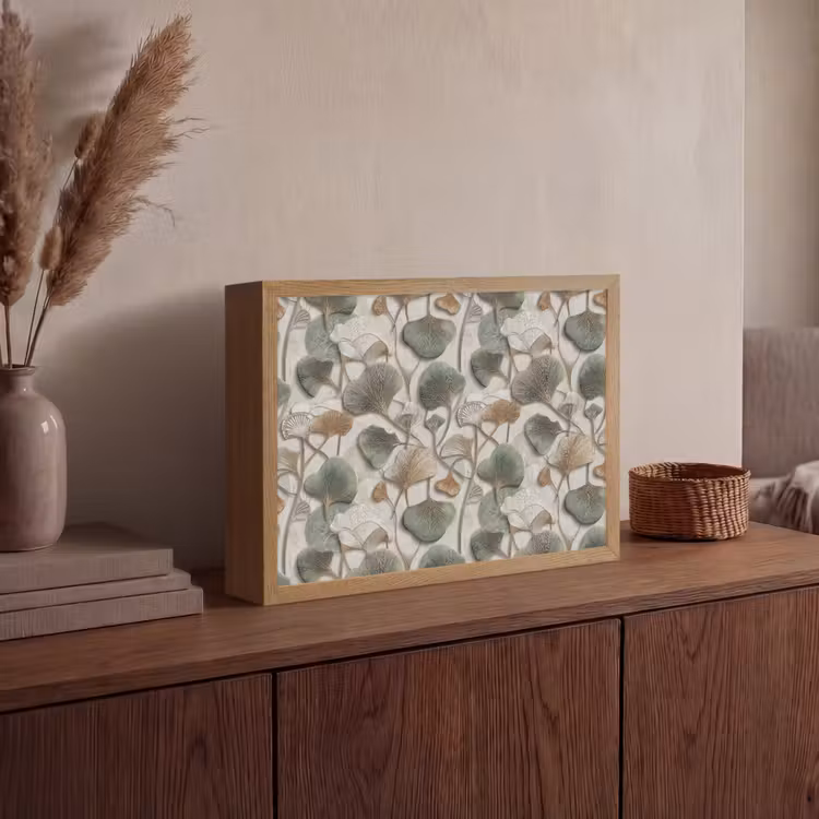 Lightbox - Wandlamp - Elegant - Bladeren - Groen — 4