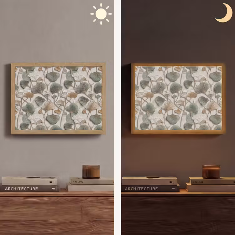 Lightbox - Wandlamp - Elegant - Bladeren - Groen — 6