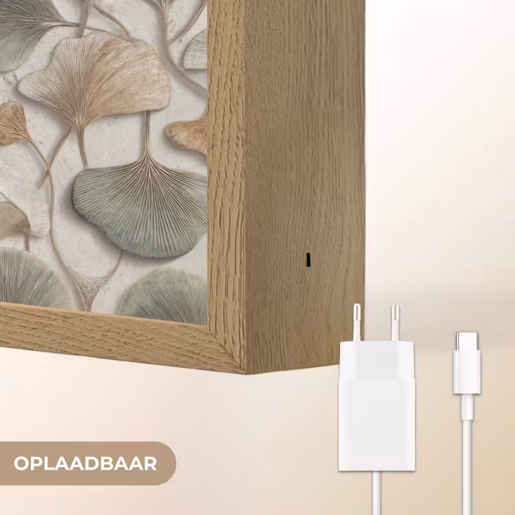 Lightbox - Wandlamp - Elegant - Bladeren - Groen — 7