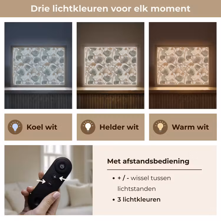 Lightbox - Wandlamp - Elegant - Bladeren - Groen — 8