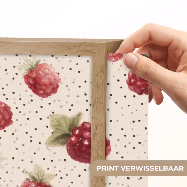 Lightbox - Wandlamp - Framboos - Stippen - Rood — 5