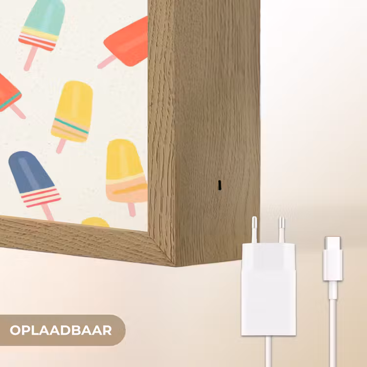Lightbox - Wandlamp - IJsjes - Speels - Kleurrijk — 7