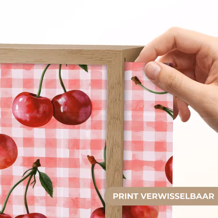 Lightbox - Wandlamp - Kersen - Blokken - Rood — 5