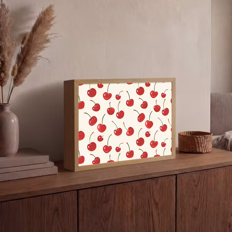 Lightbox - Wandlamp - Kersen - Minimalistisch - Rood — 4