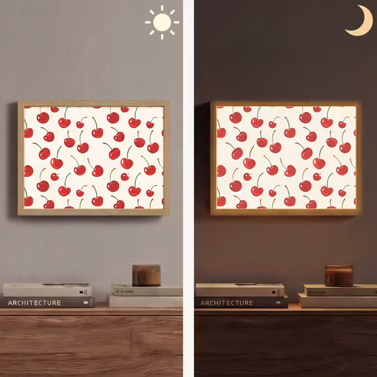 Lightbox - Wandlamp - Kersen - Minimalistisch - Rood — 6