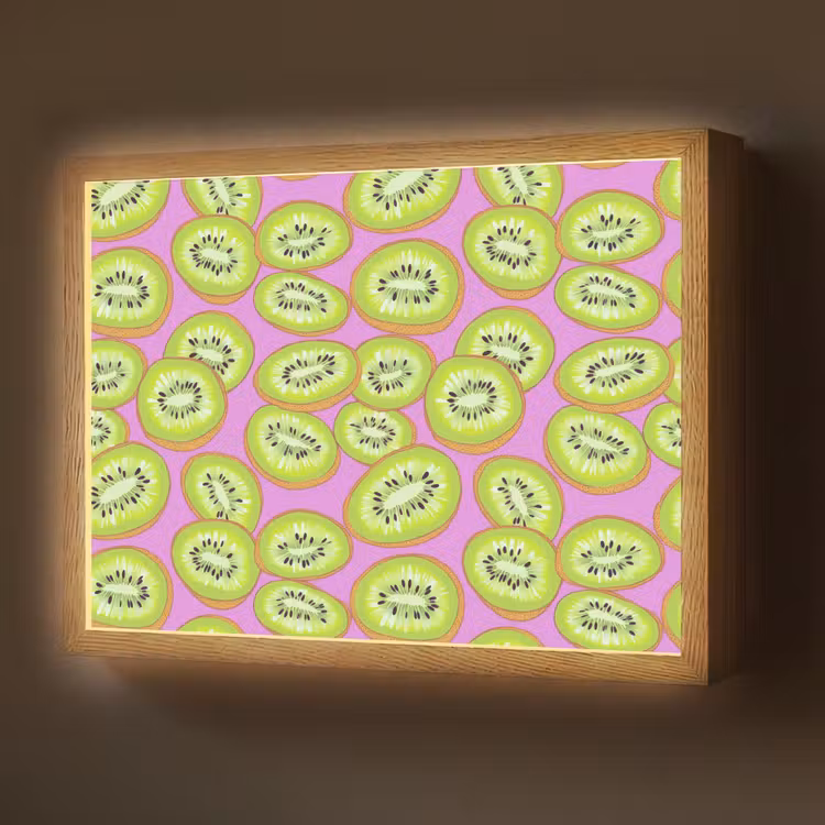 Lightbox - Wandlamp - Kiwi - Speels - Groen — 1