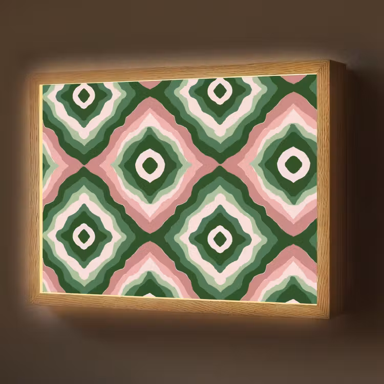 Lightbox - Wandlamp - Ontwerp - Organisch - Kleurrijk — 1