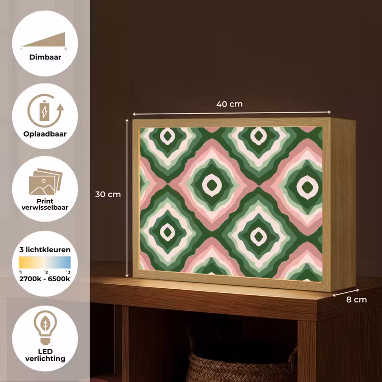 Lightbox - Wandlamp - Ontwerp - Organisch - Kleurrijk — 10