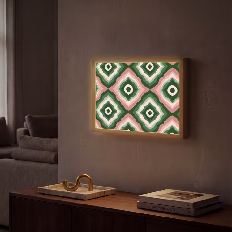 Lightbox - Wandlamp - Ontwerp - Organisch - Kleurrijk — 2