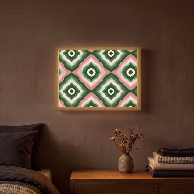 Lightbox - Wandlamp - Ontwerp - Organisch - Kleurrijk — 3