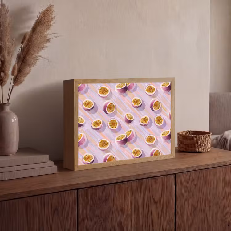 Lightbox - Wandlamp - Passievrucht - Tropisch - Paars — 4