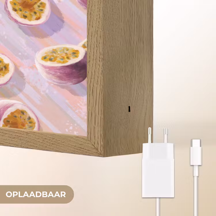 Lightbox - Wandlamp - Passievrucht - Tropisch - Paars — 7