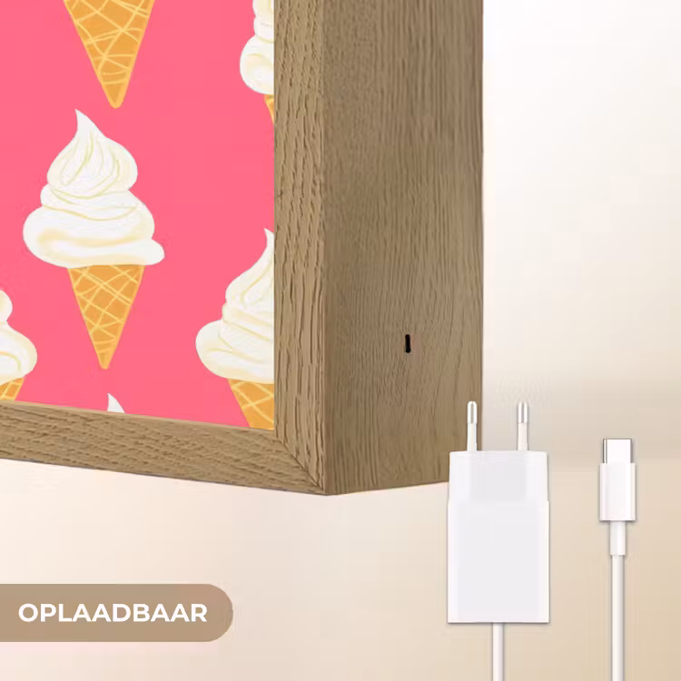 Lightbox - Wandlamp - Softijs - Horentje - Roze — 7