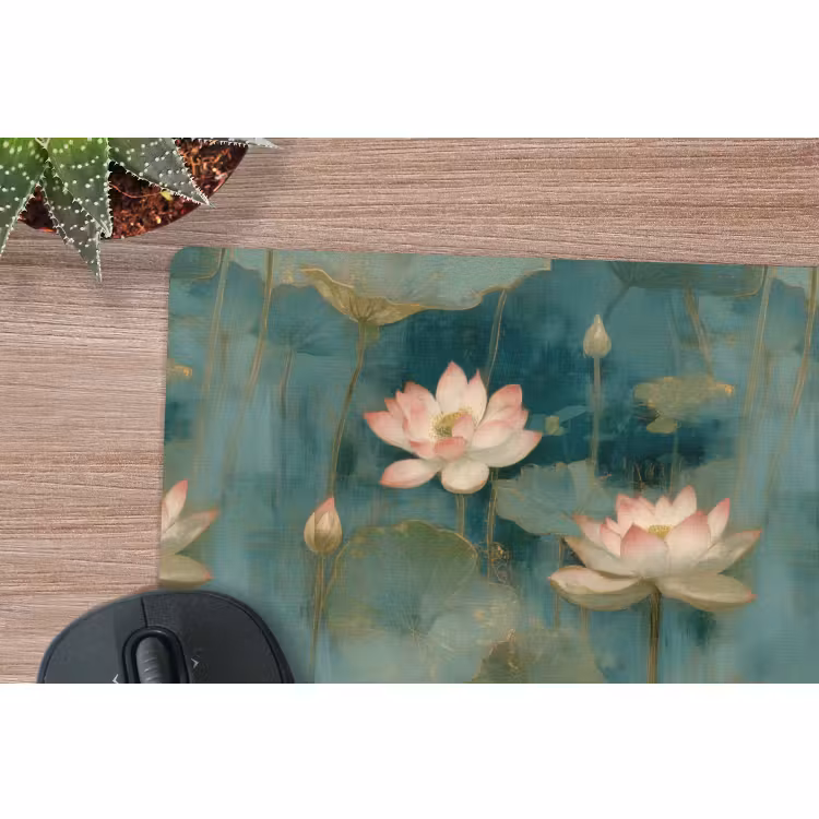 Muismat - Botanisch - Bloemen - Roze — 4