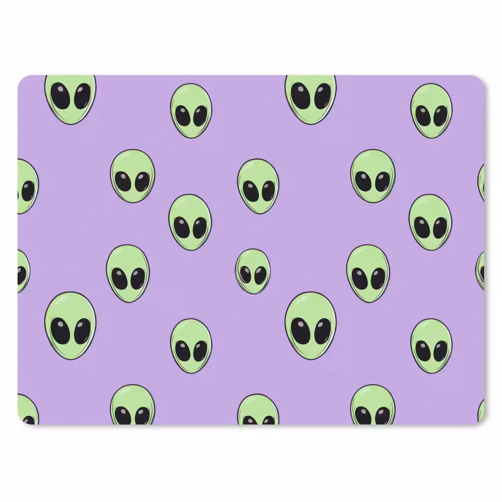 Muismat - Alien - Retro - Lila — 1