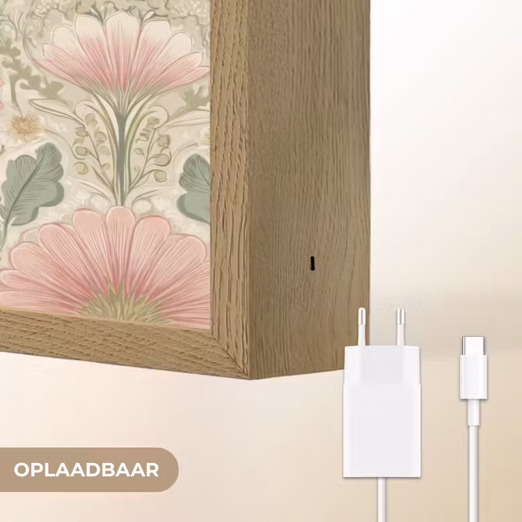 Lightbox - Wandlamp - Klassiek - Patroon - Roze — 7