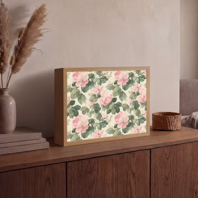 Lightbox - Wandlamp - Rozen - Botanisch - Roze — 4