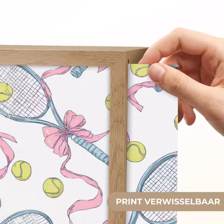 Lightbox - Wandlamp - Tennis - Strikken - Kleurrijk — 5