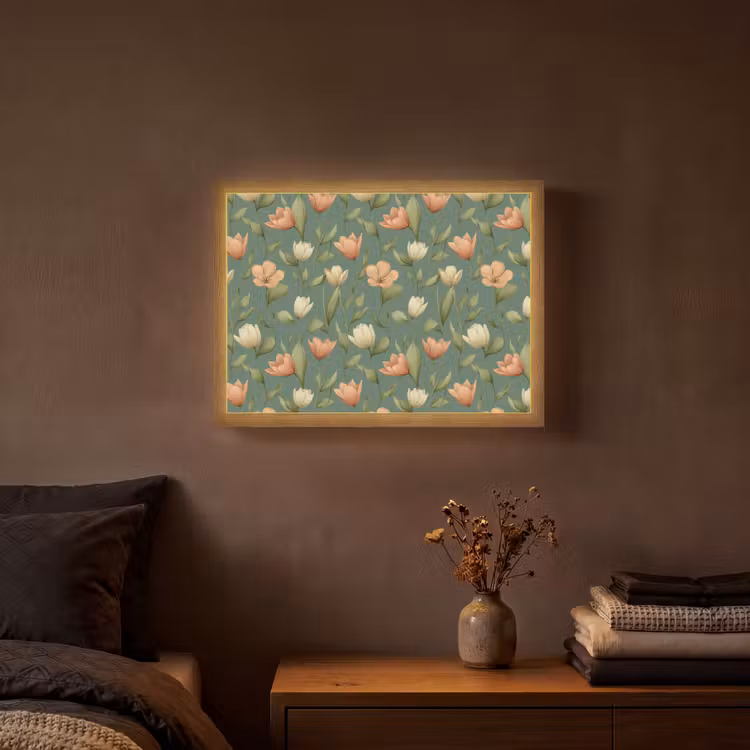Lightbox - Wandlamp - Tulpen - Botanisch - Groen — 3