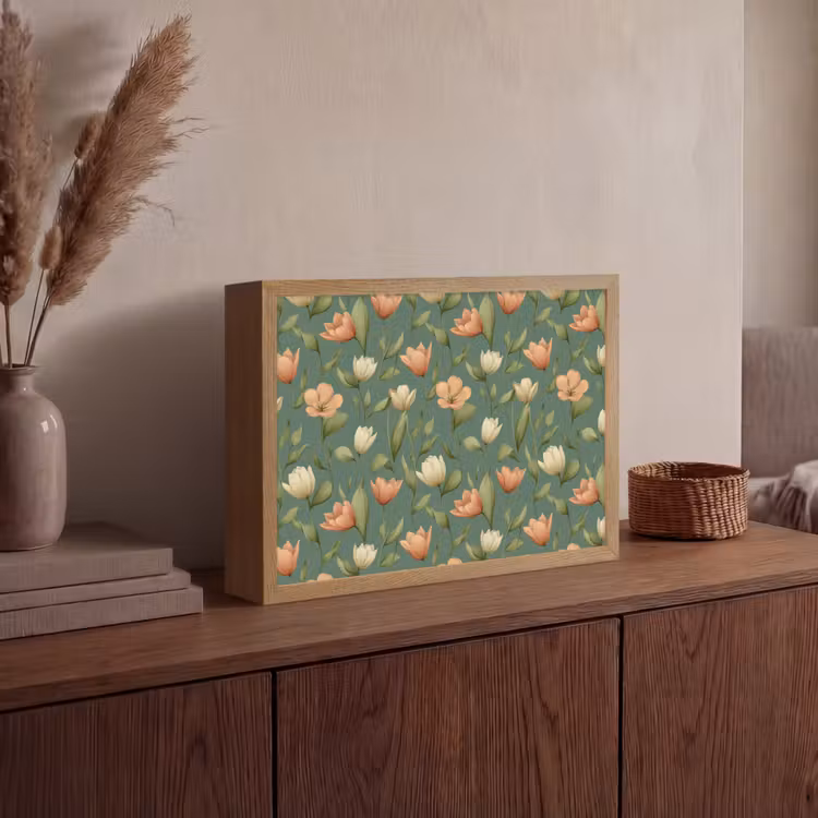 Lightbox - Wandlamp - Tulpen - Botanisch - Groen — 4