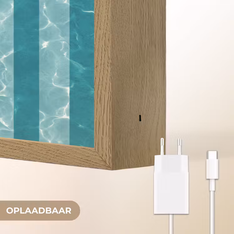 Lightbox - Wandlamp - Zwembad - Strepen - Groen — 7