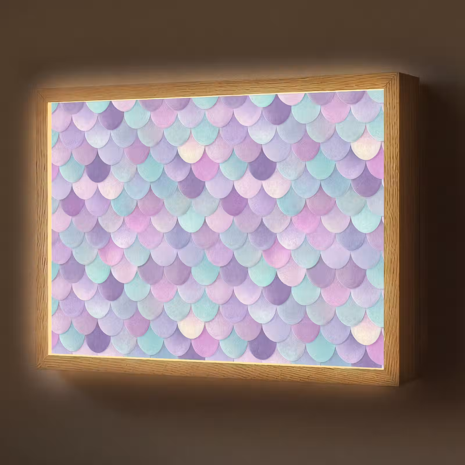 Lightbox - Wandlamp - Dromerig - Zeemeermin - Pastel — 1