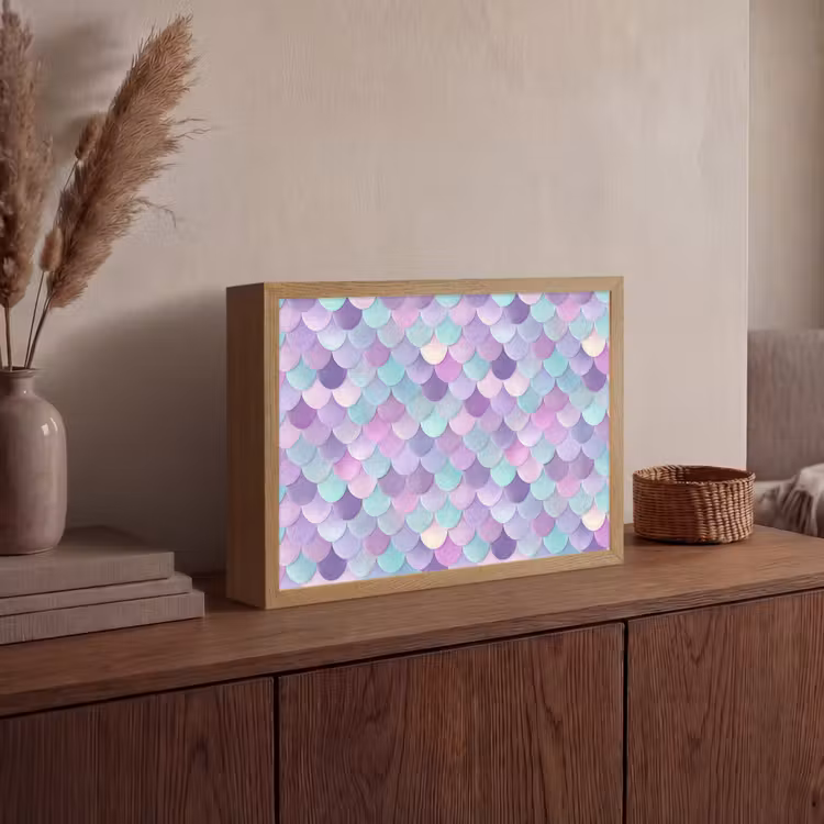 Lightbox - Wandlamp - Dromerig - Zeemeermin - Pastel — 4