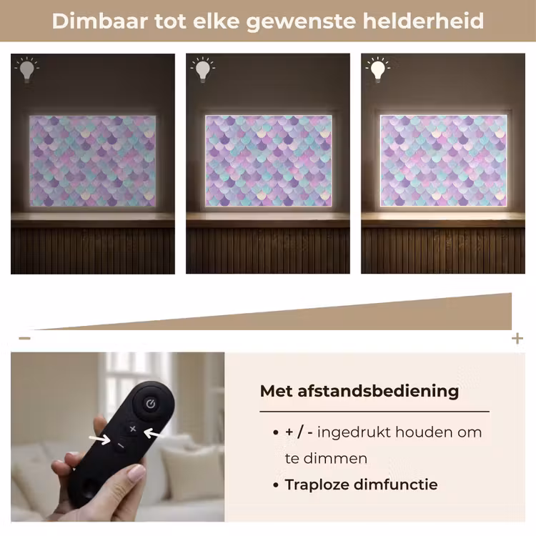 Lightbox - Wandlamp - Dromerig - Zeemeermin - Pastel — 9