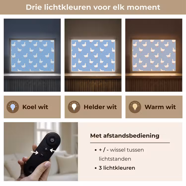 Lightbox - Wandlamp - Ganzen - Elegant - Blauw — 8