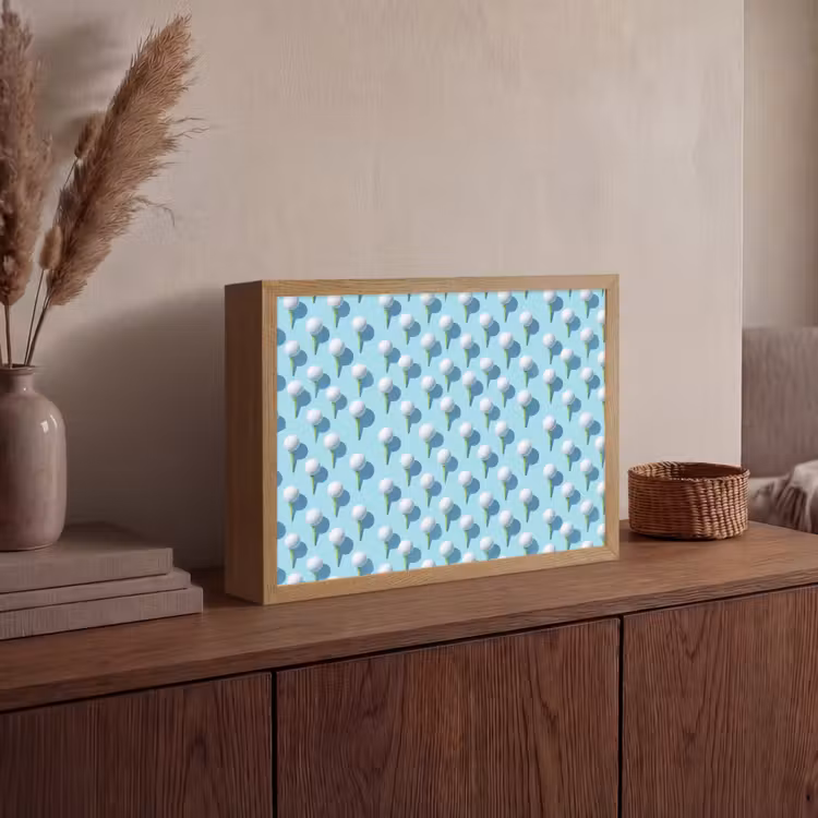 Lightbox - Wandlamp - Golf - Ballen - Blauw — 4