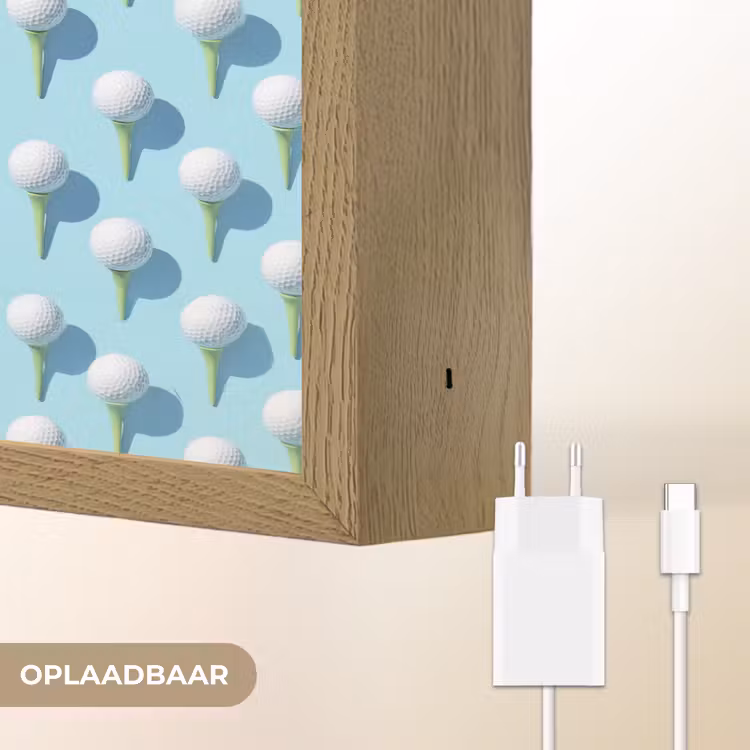 Lightbox - Wandlamp - Golf - Ballen - Blauw — 7