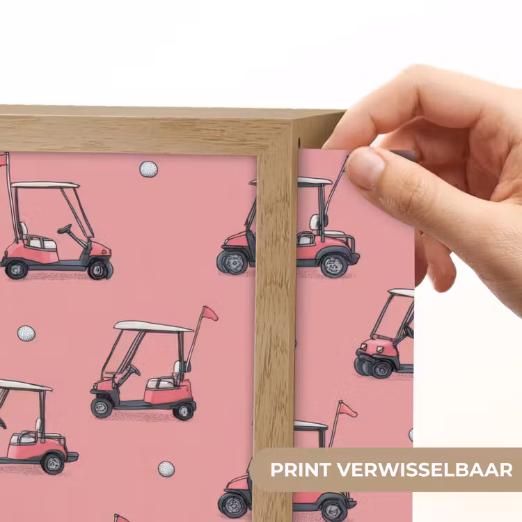 Lightbox - Wandlamp - Golfkar - Retro - Roze — 5