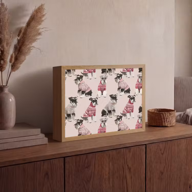 Lightbox - Wandlamp - Honden - Truien - Rood — 4