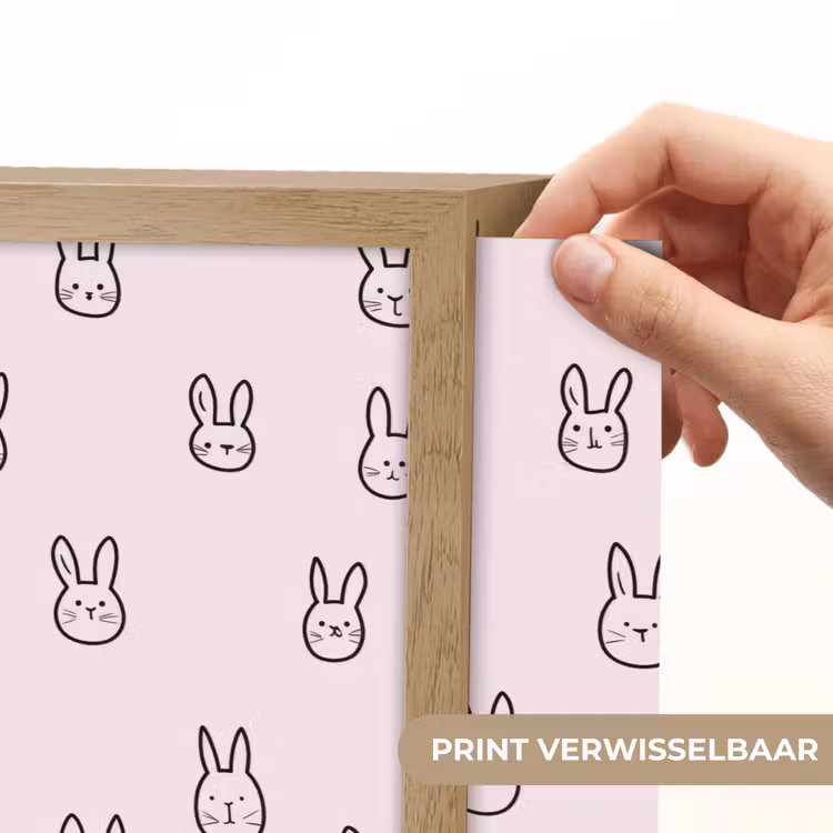Lightbox - Wandlamp - Konijnen - Minimalistisch - Roze — 5