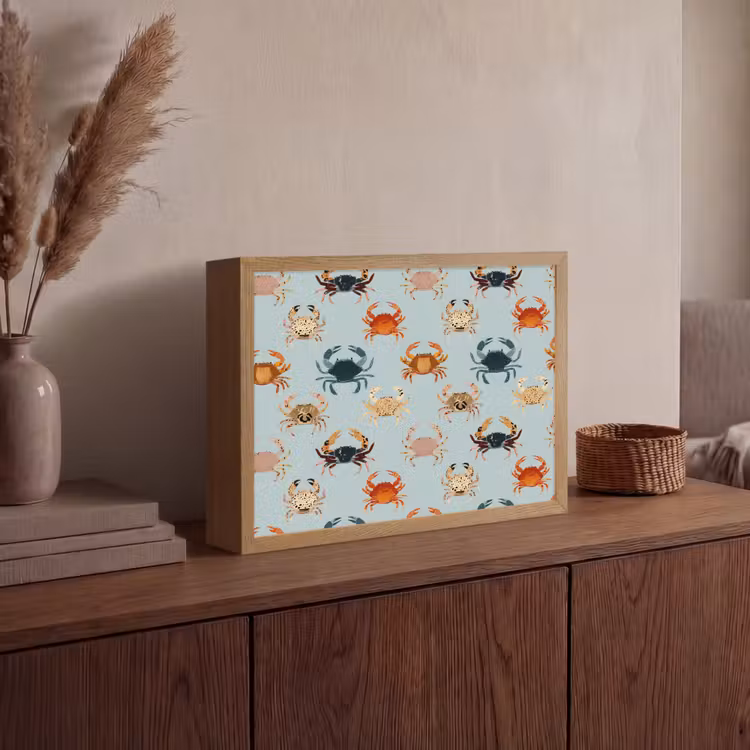 Lightbox - Wandlamp - Krabben - Speels - Kleurrijk — 4