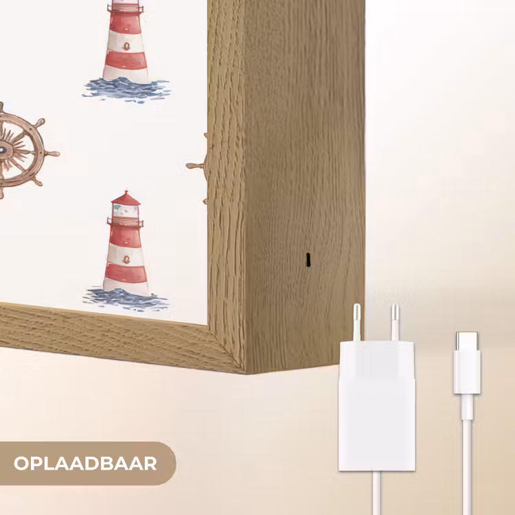 Lightbox - Wandlamp - Nautisch - Klassiek - Rood — 7