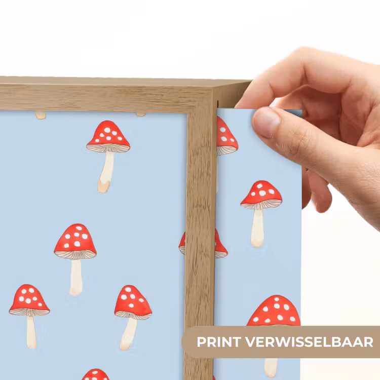 Lightbox - Wandlamp - Paddenstoel -Sprookje - Blauw — 5