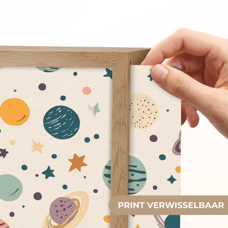 Lightbox - Wandlamp - Planeten - Retro - Kleurrijk — 5