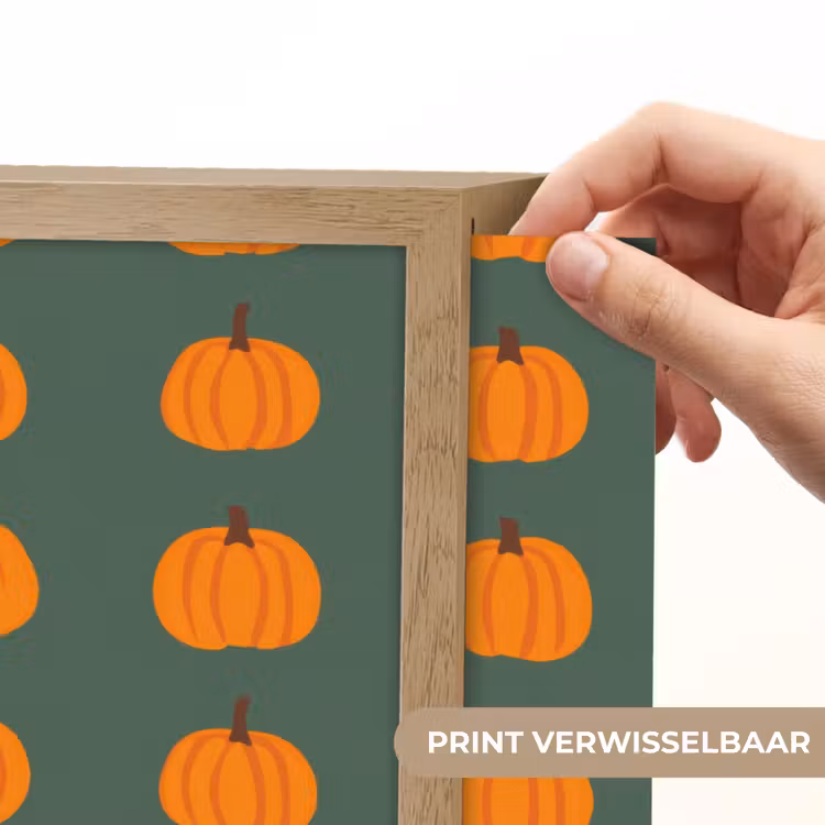 Lightbox - Wandlamp - Pompoen - Patroon - Oranje — 5