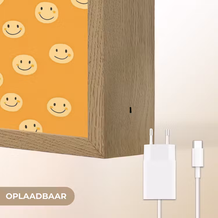 Lightbox - Wandlamp - Smileys - Retro - Heel — 7