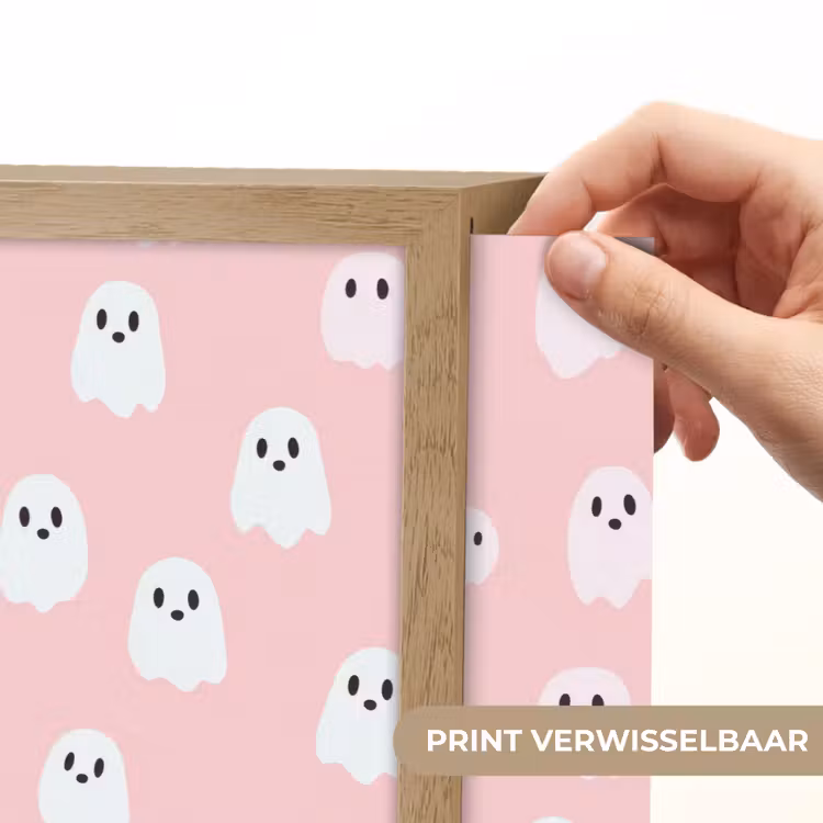 Lightbox - Wandlamp - Spookjes - Patroon - Roze — 5